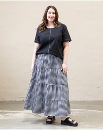 Love Your Wardrobe - Eden Contrast Stitch Top