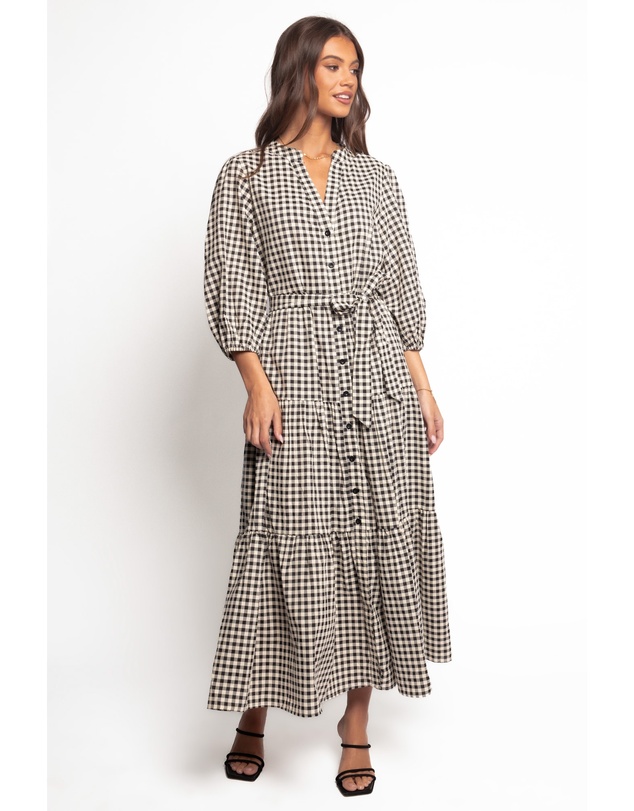 Petal & Pup - Dixon Maxi Dress - Black Ditsy Floral