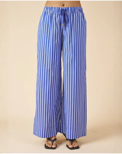 CAMIXA - Palazzo Wide Leg Striped Pants