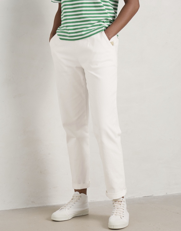 Seasalt - Seasalt Cornwall White Waterdance Trouser