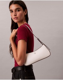 Calvin Klein - Monogram Logo Hardware Shoulder Bag