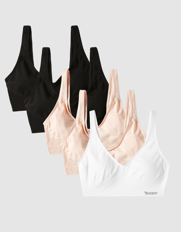 Boody - 5-Pack Shaper Crop Bra