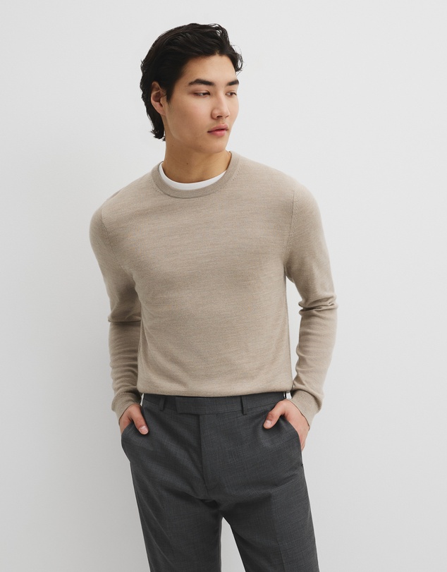 Country Road - Australian Merino Wool Long Sleeve Crew Neck Knit