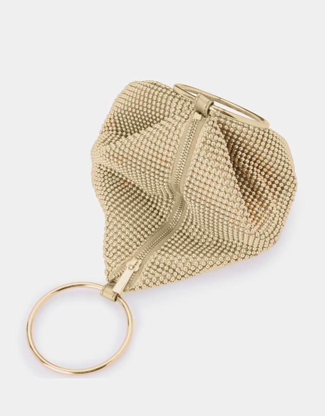 Olga Berg - Bianca Ball Mesh Handle Bag