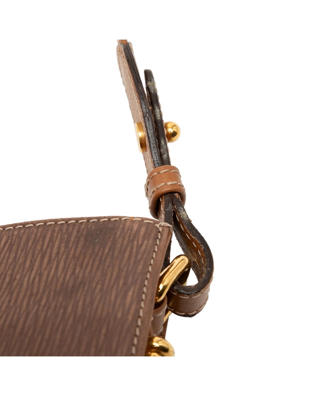 Loewe - Pre-Loved Leather Velasquez Twist Shoulder Bag