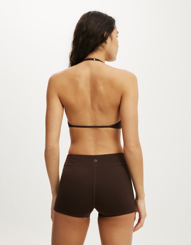 Cotton On Body Active - Ultra Soft Halter Open Back Crop
