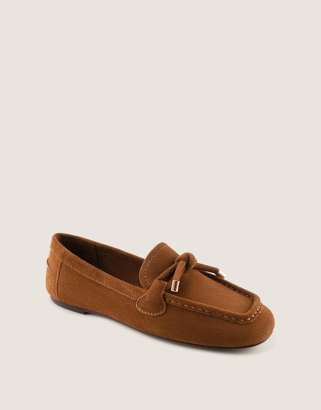 Shelly Shen - Jordan Loafers Tan Suede