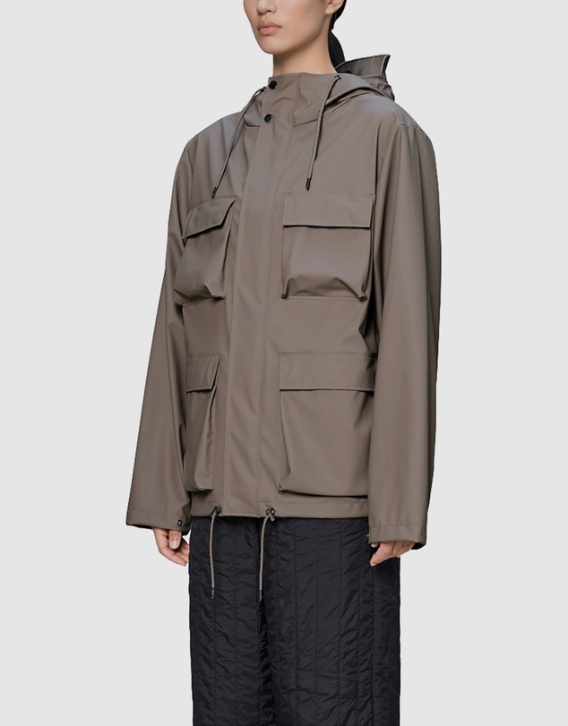 RAINS - Women's Pocket Jacket Cinder