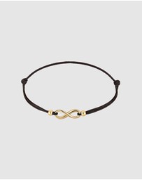 Elli Jewelry - Bracelet Infinity 925 Sterling Silver Gold-Plated