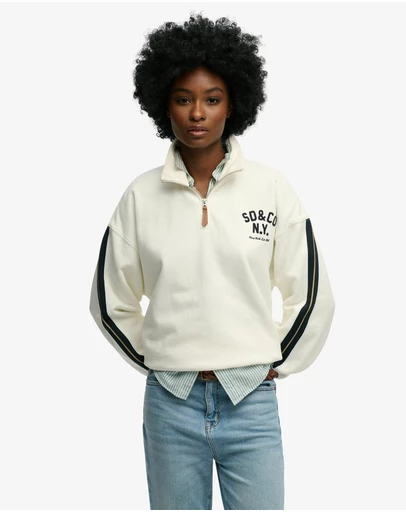 Superdry - Country Club Applique Half Zip