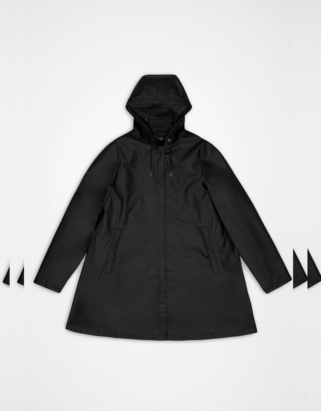 RAINS - A-Line Women's Jacket Black