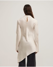 Witchery - Long Sleeve Asymmetric Tunic Top