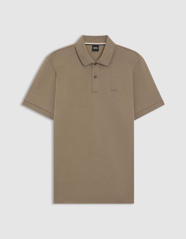 BOSS - Pallas Polo Shirt in Cotton Piqué With Logo Details
