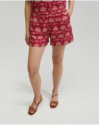 Oxford - Courtney Printed Shorts