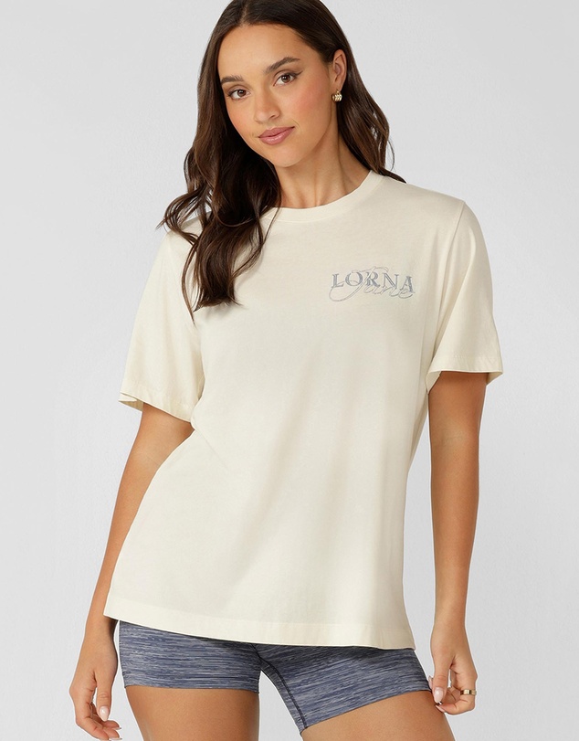Lorna Jane - Paradise Postcard Washed Relaxed T-shirt