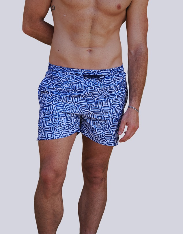 Gali Swimwear - Lukarrara Blue Swim Shorts