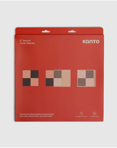 iWorld - Kanto TT-CS20 Translucent Outer Cover Sleeves for 12