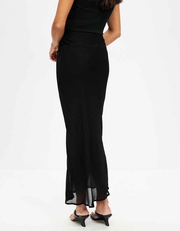 Third Form - Wisteria Sheer Bias Skirt