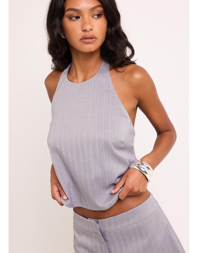 Alice In The Eve - Eliana Striped Halter Top