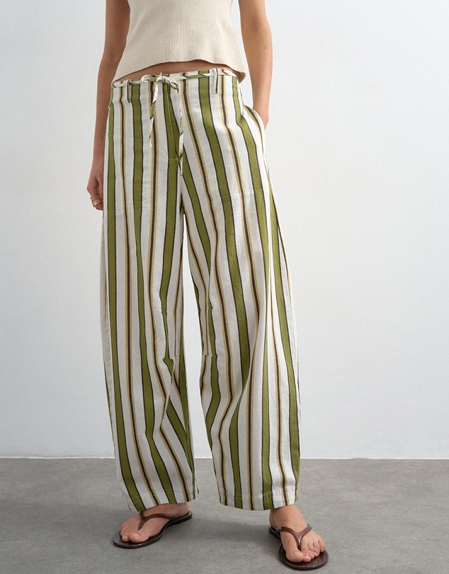 TOPSHOP - Cleo Tie Waist Trousers
