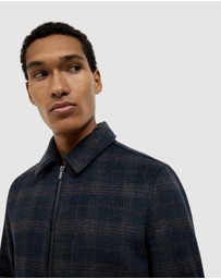 Politix - Stevie Wool Blend Check Jacket