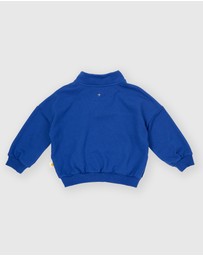 Goldie + Ace - Alpine Quarter Zip Sweater - Babies-Kids