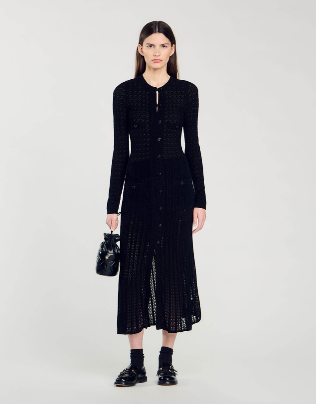 Sandro - Percy Knitted Dress