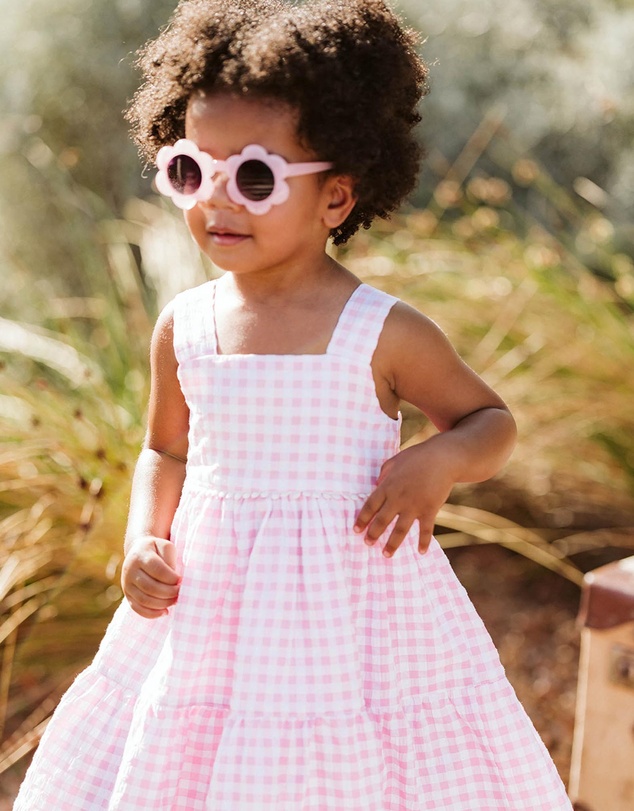 Minihaha - Pink Gingham Sundress - Kids