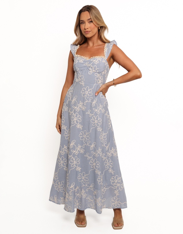 Petal & Pup - Ellise Midi Dress - Blue