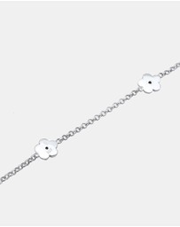Elli Jewelry - Bracelet Kids Flower Crystals 925 Sterling Silver