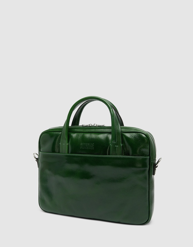 Republic of Florence - London Green Briefcase