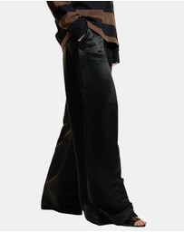 Cynthia Rowley - Wide Leg Snap Pants
