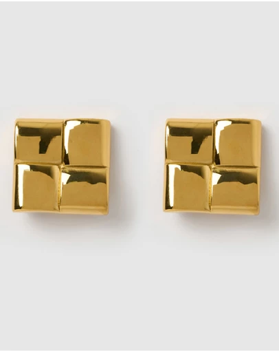 Izoa - Geneva Stud Earrings
