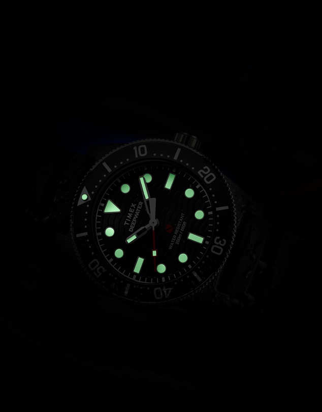 TIMEX - Deepwater Reef 200 43mm Synthetic Rubber Strap Watch