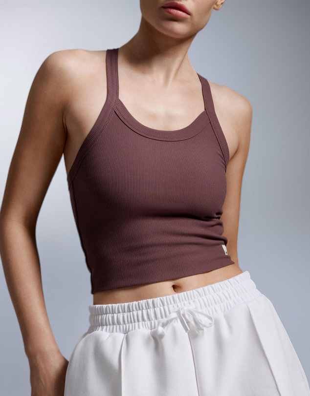 2XU - Fluid Tencel Rib Crop Singlet