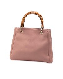 Pre-Loved by Azura Reborn - Pre-Loved Small Calfskin Bamboo Shopper Satchel