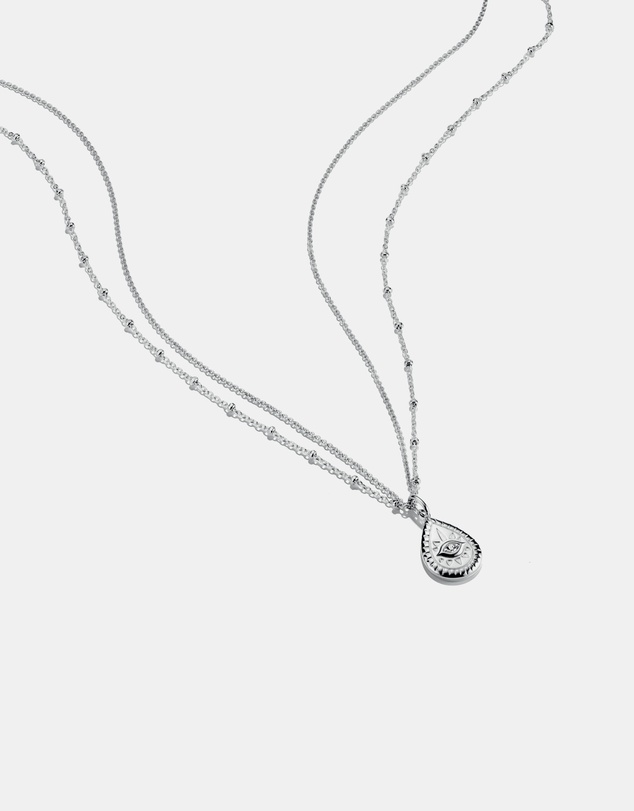 THOMAS SABO - THOMAS SABO Double Necklace with Zirconia Eye
