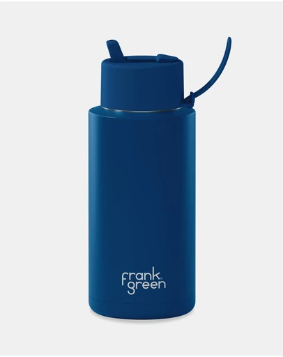 Frank Green - 34oz Reusable Bottle with Flip Straw Lid
