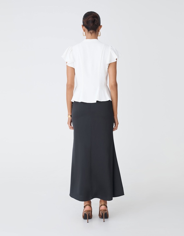 Forcast - Carissa Gathered Sleeve Top