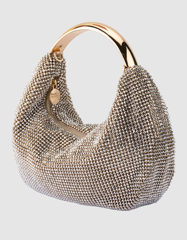 Olga Berg - Pixie Crystal Mesh Bag