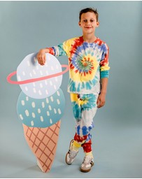 Rock Your Kid - Cosmic Powers Tie Dye Track Pants