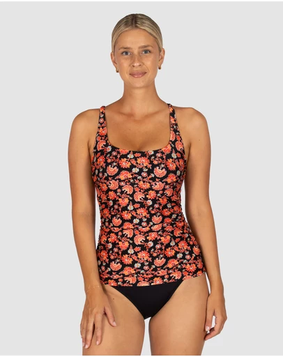 Baku Swimwear - Flamenco D-E Cup Ruched Underwire Singlet Top
