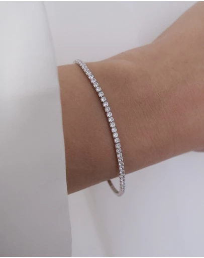 The Silver Collective - Tennis Bracelet Petite