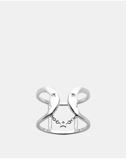 Karen Walker - Double Crescent Ring