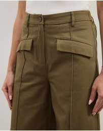 Atmos&Here - Laura Cotton Twill Pants