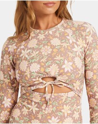 Roxy - Womens Garlang Long Sleeve One Piece