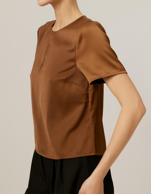 Tussah - SS Keyhole Top