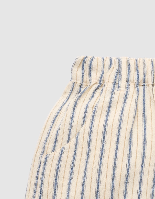 Purebaby - Pull on Striped Short- Kids-Babies