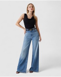 GUESS - Eco Black Cowl Neck Rika Top