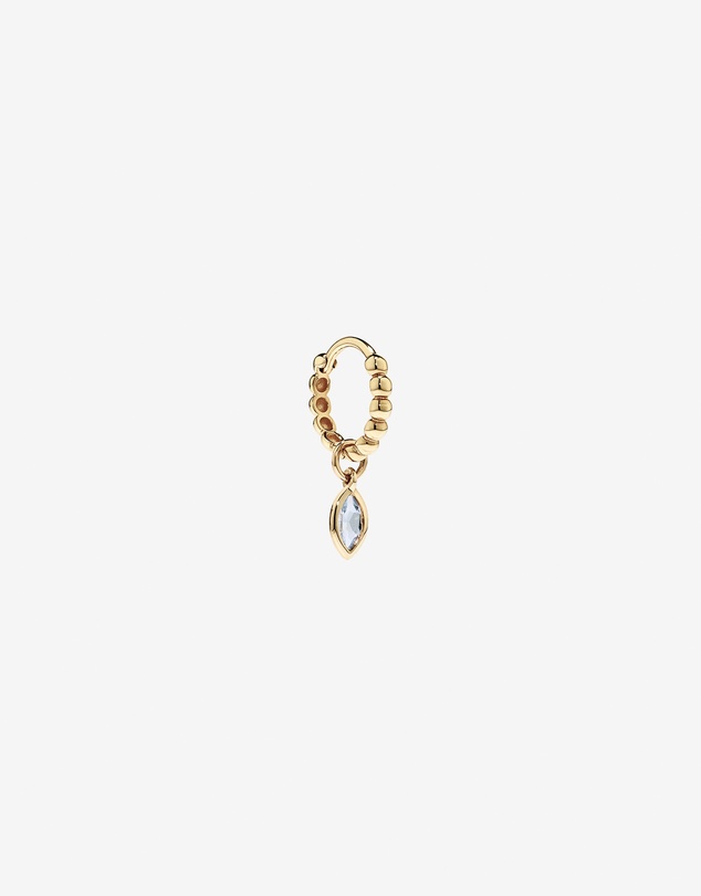 Michael Hill - Sky Blue Topaz Single Earring Charm in 10kt Yellow Gold